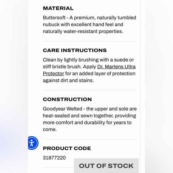 NWOT Dr. Martens women’s 1460 Lace To Toe Fur Lined Buttersoft Boots sz 5 - Picture 9 of 9